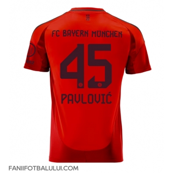 Bayern Munich Aleksandar Pavlovic #45 Tricou Fotbal Replică 2024-25 Barbati Acasa